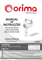 MMA orima ORH-75 Instruction Manual
