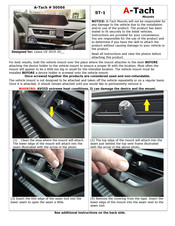 A-Tach Mounts ST-1 Manual