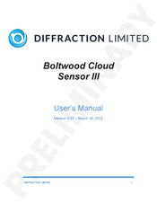 Diffraction Boltwood Cloud Sensor III User Manual