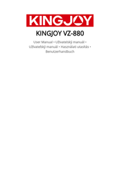 KINGJOY VZ-880 User Manual
