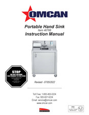 Omcan 46788 Instruction Manual