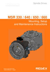 REDEX MSR 330 Manual