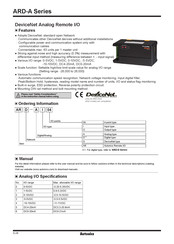 Autonics ARD-A Series Manual