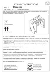 Flair Furnishings Stepaside Assembly Instructions Manual