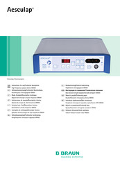 Braun Aesculap GN060 Instructions For Use/Technical Description