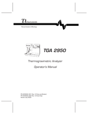 TA Instruments TGA 2950 Operator's Manual