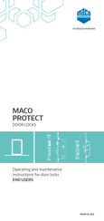 Maco PROTECT Operating And Maintenance Instructions Manual