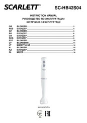 Scarlett SC-HB42S04 Instruction Manual