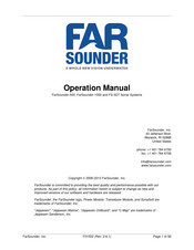FarSounder FS-3DT Operation Manual