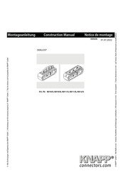 knapp DEKLICK K010/S Construction Manual