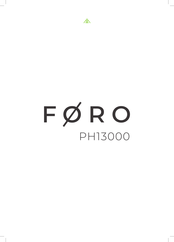 FORO PH13000 User Manual