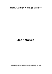 Huazheng Electric Manufacturing HZHG-Z User Manual