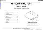 Mitsubishi MOTORS ED-330BE-R1 Service Manual
