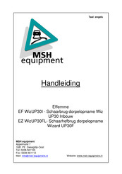 MSH equipment WIZARD UP 30 Operating Instructions Manual