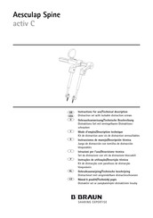 Braun Aesculap activ C Instructions For Use/Technical Description