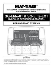 Heat-Timer SQ-Elite-8T Installation And Operation Instruction Manual