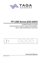 Taga PF-USB Series Instruction Manual