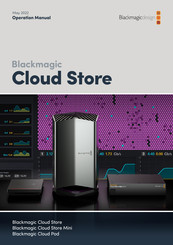 Blackmagicdesign Cloud Store Operation Manual