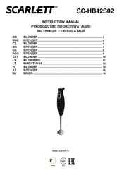 Scarlett SC-HB42S02 Instruction Manual