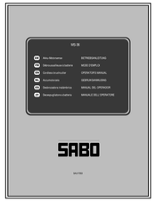 Sabo SA561121 Original Instructions Manual