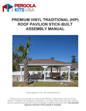 Pergola kits USA PREMIUM VINYL PAVILION Assembly Manual