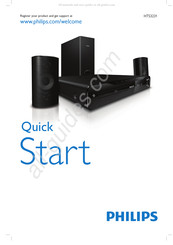 Philips HTS3231 Quick Start Manual