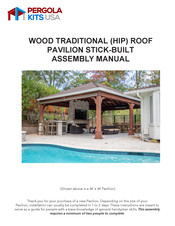 Pergola kits USA WOOD PAVILION Assembly Manual