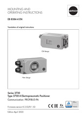 Samson 3730-48 Mounting And Operating Instructions