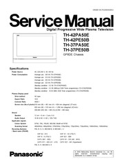 Panasonic TH-42PA50E Service Manual