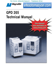Magnetek GPD 205 Technical Manual