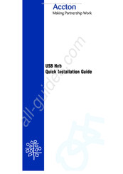 Accton Technology USB204A Quick Installation Manual