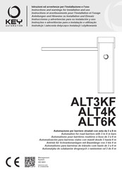 Key Automation ALT324KF Instructions And Warnings For Installation And Use