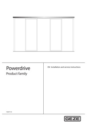 GEZE Powerdrive Installation And Service Instructions Manual
