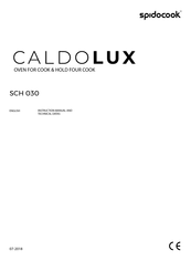 spidocook CALDOLUX SCH 030 Instruction Manual And Technical Datas
