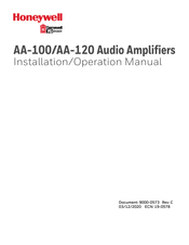 Honeywell Gamewell-FCI AA-100 Installation & Operation Manual