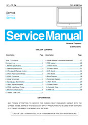 TCL L19E75A Service Manual