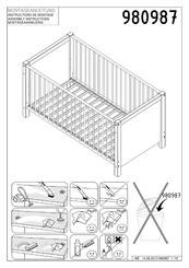 Jette Babybett 980987 Assembly Instructions Manual