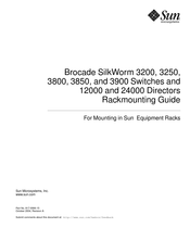 Sun Microsystems Brocade SilkWorm 3900 Rack Mounting Manual