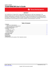 Texas Instruments TUSB1004EVM User Manual