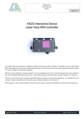 Lightdiction KB2D User Manual