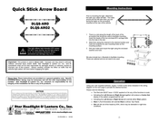 Star Headlight & Lantern DLQS-ARO Mounting Instructions