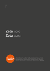 Kemppi Zeta W200x Operating Instructions Manual