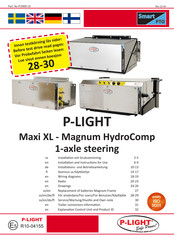p-light Maxi XL Magnum HydroComp Installation And Instructions For Use