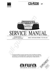 Aiwa CS-R230 Service Manual