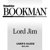 Franklin BOOKMAN Lord Jim BKS-6001 User Manual