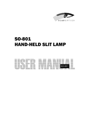 Scan Optics SO-801 User Manual