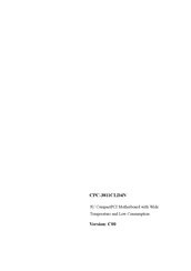 EVOC CPC-3811CLD4N User Manual