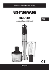 Orava RM-610 Instruction Manual
