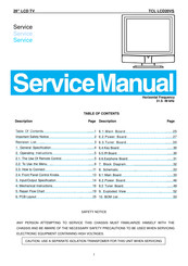 TCL LCD20VS Service Manual