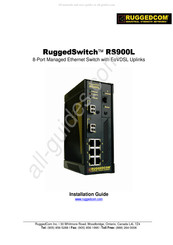 RuggedCom RuggedSwitch RS900L Installation Manual